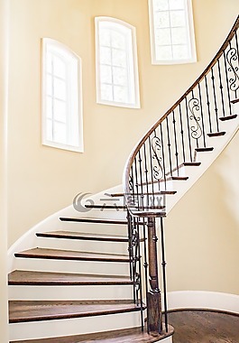 高檔樓盤,樓梯,纏繞