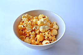 爆米花,小吃,食品