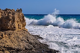 巖質(zhì)海岸,波,崩潰
