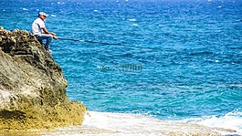 漁,單,釣魚
