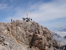 zugspitze,首脑会议的跨,祖格峰地块