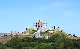 城堡,廢墟,老