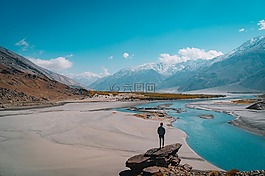 水,山,景觀