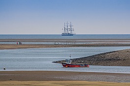 海洋,船舶,海岸