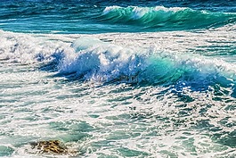 波,海,岸
