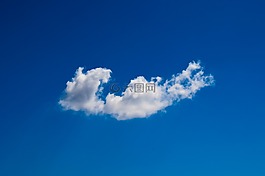 云,天空,蓝色的天空的云彩