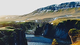 冰岛,山,冻土带