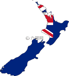 新西蘭,地圖,國家