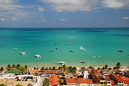 maragogi的,海滩,一天