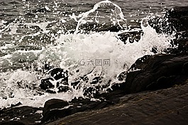 啟動(dòng)畫面,波,石