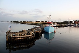 港口的圖案,abendstimmung,kragen?s
