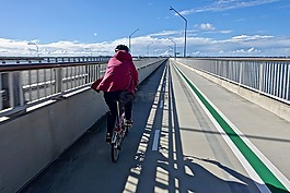 騎手,自行車,透視