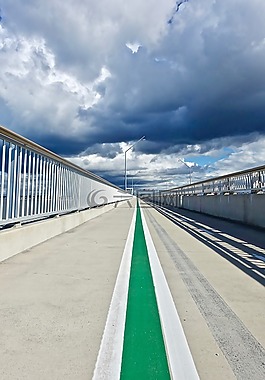 透視,自行車(chē)道,路