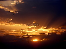 太陽,東,天空