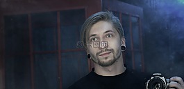 男子,縱向,自拍照