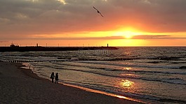 波兰,kolobrzeg,海