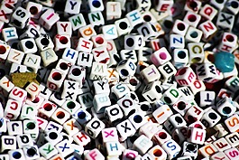 字母,丁,立方體