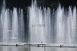 水噴泉,水景,噴泉