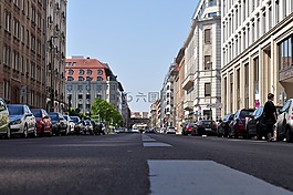 柏林,路,夏季