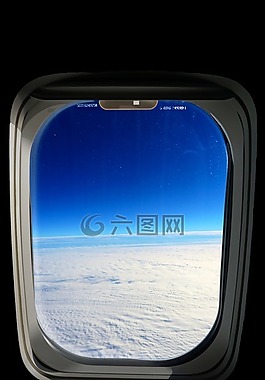 天空,窗口,飞机窗口