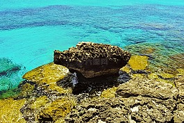石,海,自然