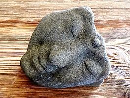 面對,掩碼,石像