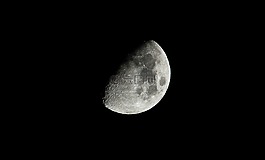 luna,夜,天空