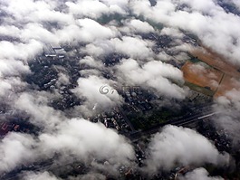 云,天空,白