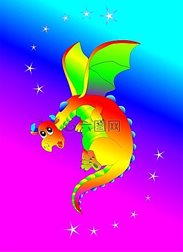 龙,幸运龙,童话故事