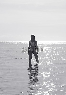 模型,女孩,女子