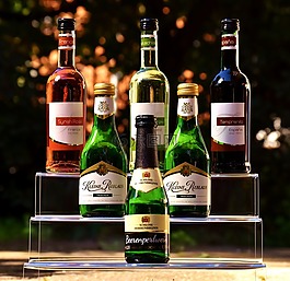 酒,瓶,酒精