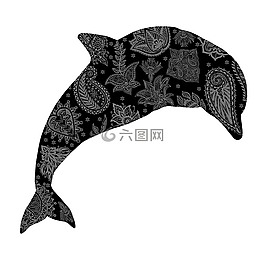 海豚,曼陀羅,冥想