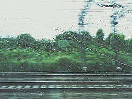 火車,窗口,旅行