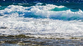 波,氣泡,泡沫