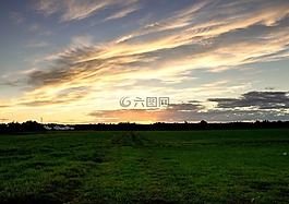 sonnentuntergang,字段,太阳