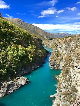 山,河,景觀