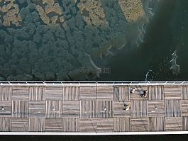 木橋,碼頭,橋