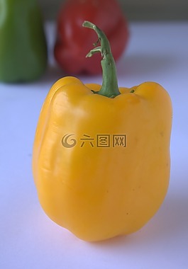 胡椒,黃色,辣椒