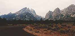 景觀,山,高峰