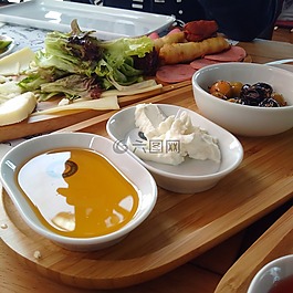 早餐,奶酪,食品