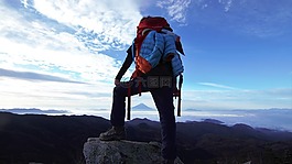 富士山,登山,徒步旅行