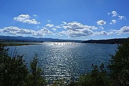 湖,夏季,山