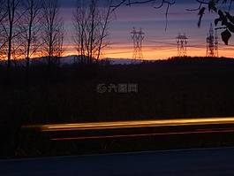 夜,運動,燈塔