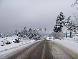 冬天,路,加杜