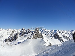 山,雪,arlberg