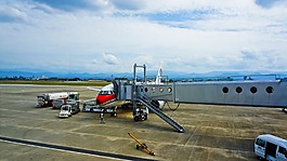 飛機,機場,旅行