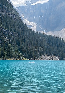 景觀,藍色,湖