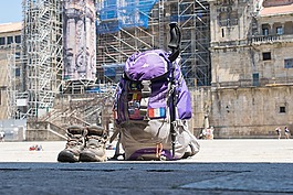 背包,旅,圣地亞哥路徑