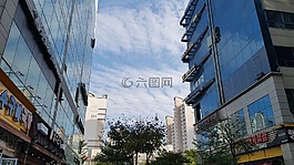 城市,天空,松島