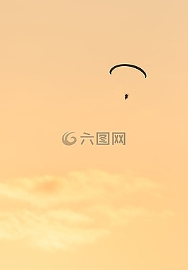 降落傘,晚上,黃昏
